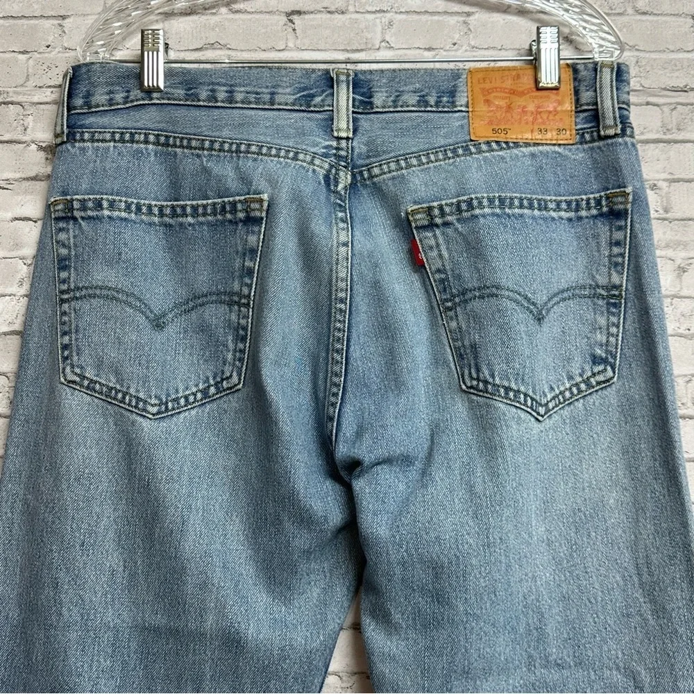 Levi's 505 33 X 30 Mens Jeans Rare Red R Only Tab Read Description